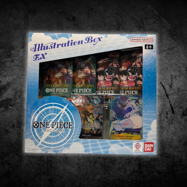 One Piece Card Game: Illustration Box EX (Includes OP-06 & OP-08 Booster Packs & Promo Cards)