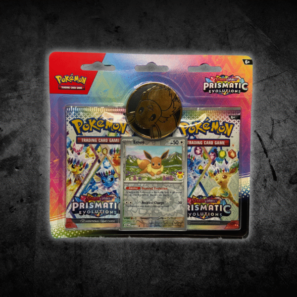 Pokémon TCG: Scarlet & Violet—Prismatic Evolutions Blister Pack (Eevee Promo & Coin)