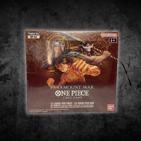 One Piece Card Game: Paramount War Booster Box (English Version OP-02)